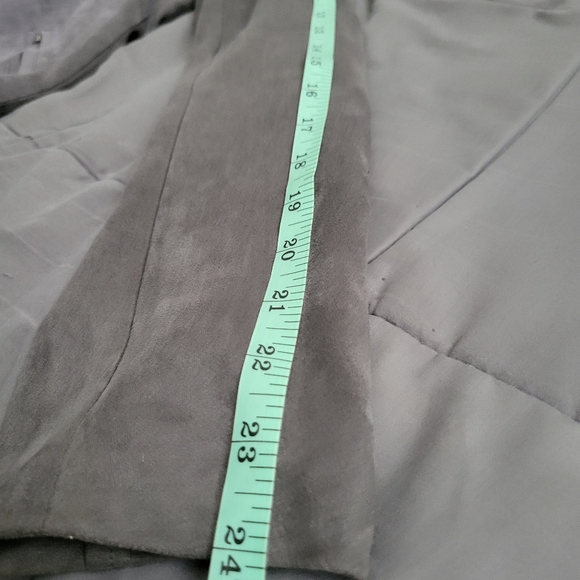 ✨️HP✨️Jaase | NWOT | Chic Gray Faux Suede Moto Jacket (SIZE S) - Picture 10 of 14